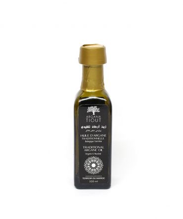 Huile d'argan alimentaire TIOUT 100 ml Traditionnelle